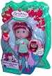 Playmates Strawberry Shortcake A World of Friends Rockaberry Roll Series 6-1/2 Inch Doll - Strawberry Scented Strawberry Shortcake with Pink Guitar Hairbrush