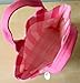 VICTORIA'S SECRET SMALL PINK STRIPE SIGNATURE MINI TOTE BAG (10