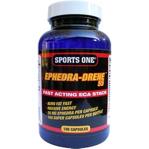 51G8PtDnmRL. SL500 AA300  Sports One Ephedra Drene ECA, 100 capsule Bottle