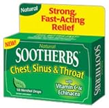 Amerifit Sootherbs Chest, Sinus and Throat 18Menthol Drops
