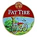 New Belgium Fat Tire Stamped Steel Pub Sign - Round