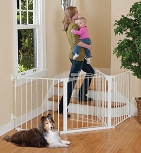 Kidco Auto Close Configure Gate (White)