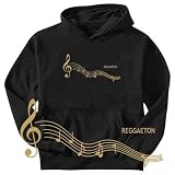Sweatshirt Black  Reggaeton Notes  Music