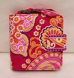 Vera Bradley Mini Zip Wallet In Raspberry Fizz