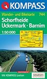  : Kompass Karten, Schorfheide, Uckermark, Barnim: Wanderkarte mit Kurzf&uuml;hrer und Radwegen. GPS-geeignet