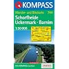Kompass Karten, Schorfheide, Uckermark, Barnim: Wanderkarte mit Kurzf�hrer und Radwegen. GPS-geeignet