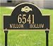 Milwaukee Brewers Black and Gold Personalized Address Lawn Plaque