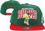 Milwaukee Bucks M&N Hardwood Classics Team Arch 2-Tone Snapback Adjustable Hat