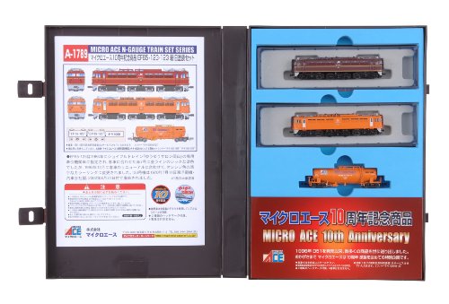 Cover image : Nゲージ 車両セット EF65-123 123新旧塗装セット「マイクロエース10周年記念」(3両) A-1789
