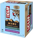 Clif Bar Mini Energy Bar, Variety Pack (6 Chocolate Chip Peanut Crunch, 6 Oatmeal Raisin Walnut, 6 Blueberry Crisp), 18 Count