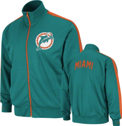 Mitchell & Ness Miami Dolphins Goal Post Track Jacket