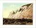 Beachy Head from below Eastbourne England, c. 1890s, S-UNF