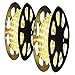 Yescom Delight 50ft LED Rope Light Home Holiday Party Disco Restaurant Cafe Decor 2 Wire 540pcs Bulbs Warm White