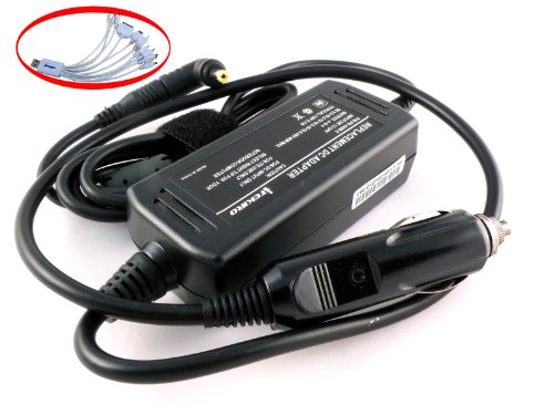iTEKIRO CAR CHARGER AUTO ADAPTER for Sony VAIO VGN-P530H VGN-P530N/Q VGN-P530N VGN-P588E/Q VGN-P588E/R + iTEKIRO 10-in-1 USB Charging Telegram