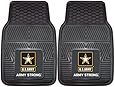 Fanmats Military  'Army' Vinyl Heavy Duty Car Mat - 2 Piece