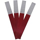 Blazer B280RW Red Reflective Conspicuity Tape(4 strips)-1 each by Blazer