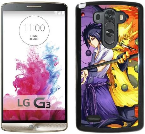 Generic Naruto (3) Black Shell Phone Case for LG G3,Newest Cover