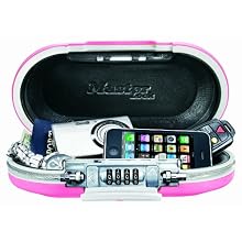 Master Lock 5900DPNK Portable Personal Safe, Pink