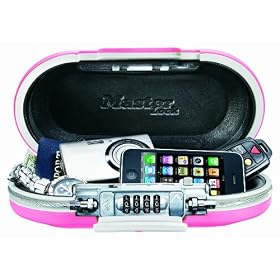Master Lock 5900DPNK Portable Personal Safe, Pink