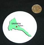 3 Button  Pin Printed With The Image Of Map Africa Eritrea