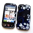 Motorola CLIQ MB200 T-Mobile Snap On Protector Hard Case "Midnight Flowers" Design
