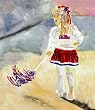 Ole Miss Painting - My Ole Miss Girl