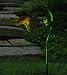 Regal Art &Gift Solar Bell Flower Stake, Yellow