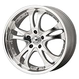 American Racing Casino (Series AR383) Silver with Machined Face and
Lip - 16 X 7 Inch Wheel