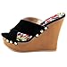 Qupid Women's Kendall-14 Wedge Sandal