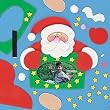 12 Santa Claus Picture Frame Craft Kits