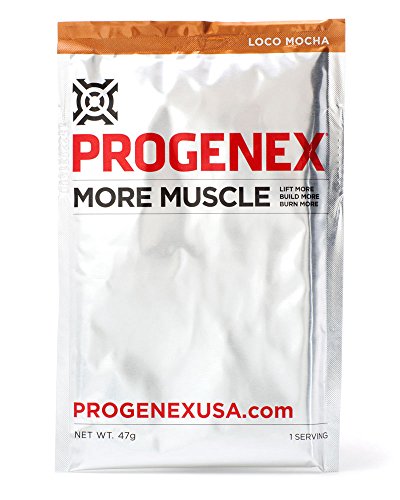 PROGENEX® More Muscle Single Serves Individual Sports Nutrition And Performance Enhancing Supplements (Loco Mocha)