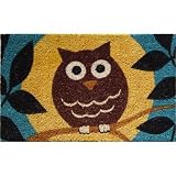 Wise Owl Hand Made Coir Doormat 18 &acute; x 30 &acute; - B002TEBOMS