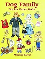 Dog Family Sticker Paper Dolls