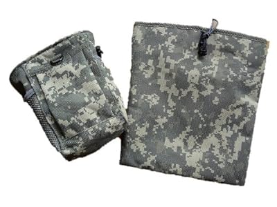 ダンプポーチ ACU 迷彩 マガジンポーチ マガジン収納 M/Lサイズ セット MOLLE対応 モールシステム サバゲー装備 ≪ミリタリースタイル≫