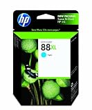 Original HP 88XL Cyan Officejet Ink Cartridge in Retail Packaging