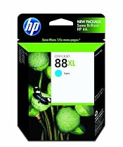 Original HP 88XL Cyan Officejet Ink Cartridge in Retail Packaging