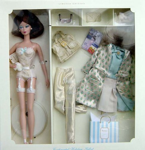 Silkstone Barbie Continental Holiday Giftset 2001 On Sale
