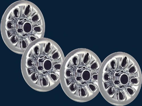 2004, 2005, 2006, 2007, 2008, 2009, 2010, 2011, 2012, 2013 Chevy Silverado 17" Chrome Wheel Skins (Set of 4) On Sale
