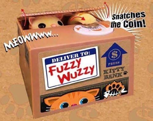 Kitty Mechanical Bank Makes Saving Fun