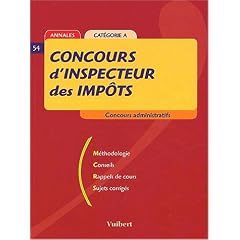 Concours d'inspecteur des imp�ts Cat�gorie A