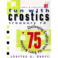 S&s Fun with Crostics Treasury: 3 (Fun With Crostics , No 3)