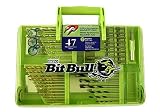 The Mibro Group 882180 Mini Bit Bull 47 Piece Drilling and Driving Bit Assortment in Magnetic Storage System