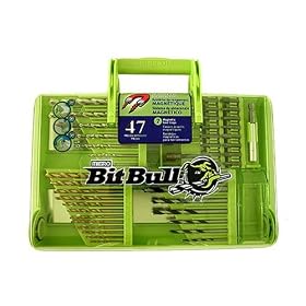 Mibro 882180 Mini Bit Bull 47 Piece Drilling and Driving Bit Assortment in Magnetic Storage System
