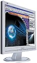Philips 170S5FS 43,2 cm (17 Zoll) TFT-Monitor silber 16MS Reaktionszeit