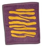 Rally Towel - Tiger stripe-LSU colors-Purple towel