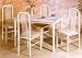 BEAUTIFUL WHITE MARBLE DESIGN DINING TABLE W. 4 CHAIRS