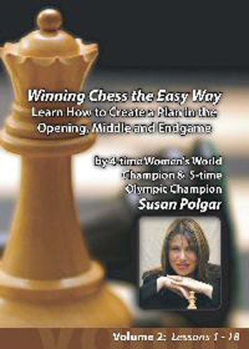 Winning Chess the Easy Way with Susan Polgar, Vol. 2: Learn How to Create a Plan in the Opening, Middle & Endgame 51G9JKZMP9L Winning Chess the Easy Way with Susan Polgar, Vol. 2: Learn How to Create a Plan in the Opening, Middle & Endgame