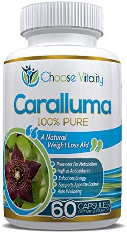 PREMIUM CARALLUMA FIMBRIATA - 100% Pure 1000mg - Plus Bonus 101 Diet Tips e-PDF & Healthy Living eBook - Helps Reduce Appetite - Helps With Weight Loss - A Natural Ayurvedic Energy Enhancer - Helps With Overall Wellbeing - High Antioxidants - 60 Veggie Caps - 100% Money Back Guarantee