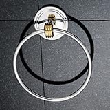 Ginger 0805-3 Metro Towel Ring Polished Brass