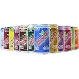 Zevia Zero Calorie Soda, Rainbow Variety Pack, Naturally Sweetened, (Pack of 24)